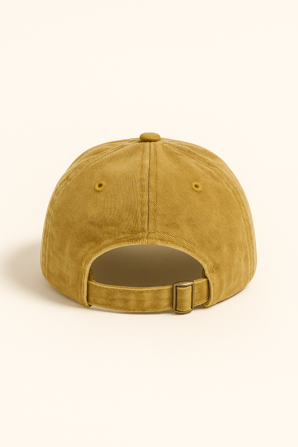 Marrjezi Stonewashed Cotton Cap – Yellow