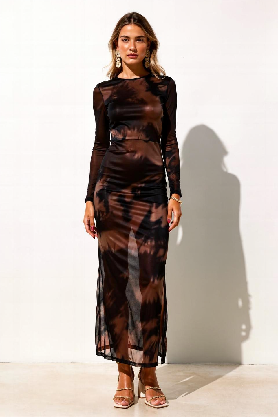 Marrjezi Mesh Maxi Dress