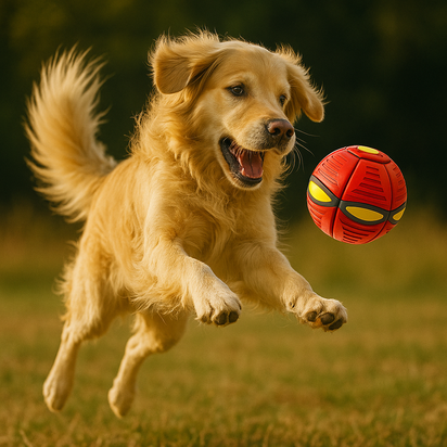 2-Pack Flying Saucer Dog Balls