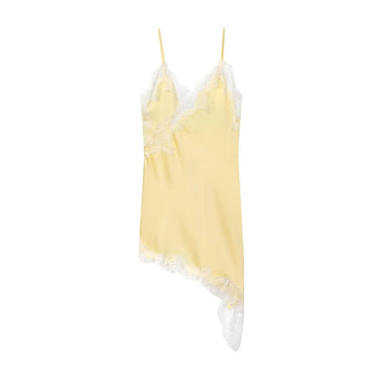 Marrjezi Backless Lace Slip Mini Dress